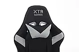 Комп'ютерне крісло із тканини EXTREME XTR ЧОРНО-СІРЕ, фото 7