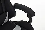 Комп'ютерне крісло із тканини EXTREME XTR ЧОРНО-СІРЕ, фото 9