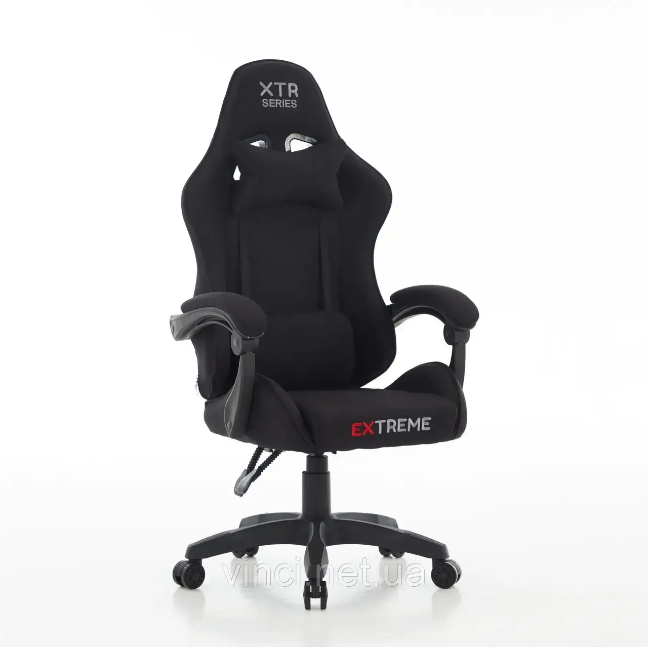 Комп'ютерне крісло із тканини EXTREME XTR ЧОРНЕ, фото 1