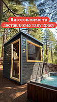 Міні-сауна 2,0х2,35м від Thermowood Production з доставкою по всій Україні та Європі. Відео