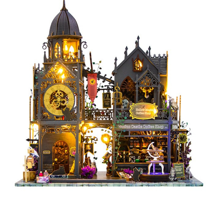 Румбокс конструктор DIY House Magic Castle Чарівний замок 24,5 х19, 9х21, 7 см, фото 1