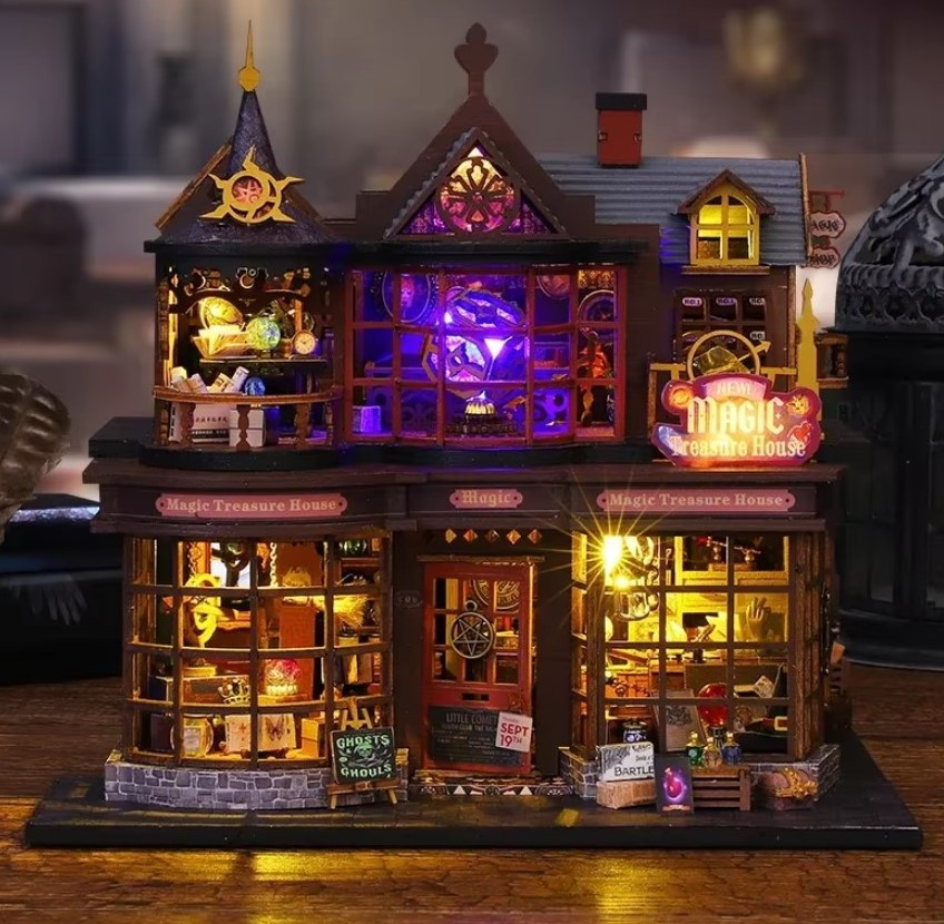 Румбокс конструктор DIY Magic Treasure House Чарівний будиночок зі скарбами 23,5x18x22 см, фото 1