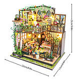 Румбокс конструктор DIY Darcy Flower House Будинок у квітах 22 x 17 x 24см, фото 6