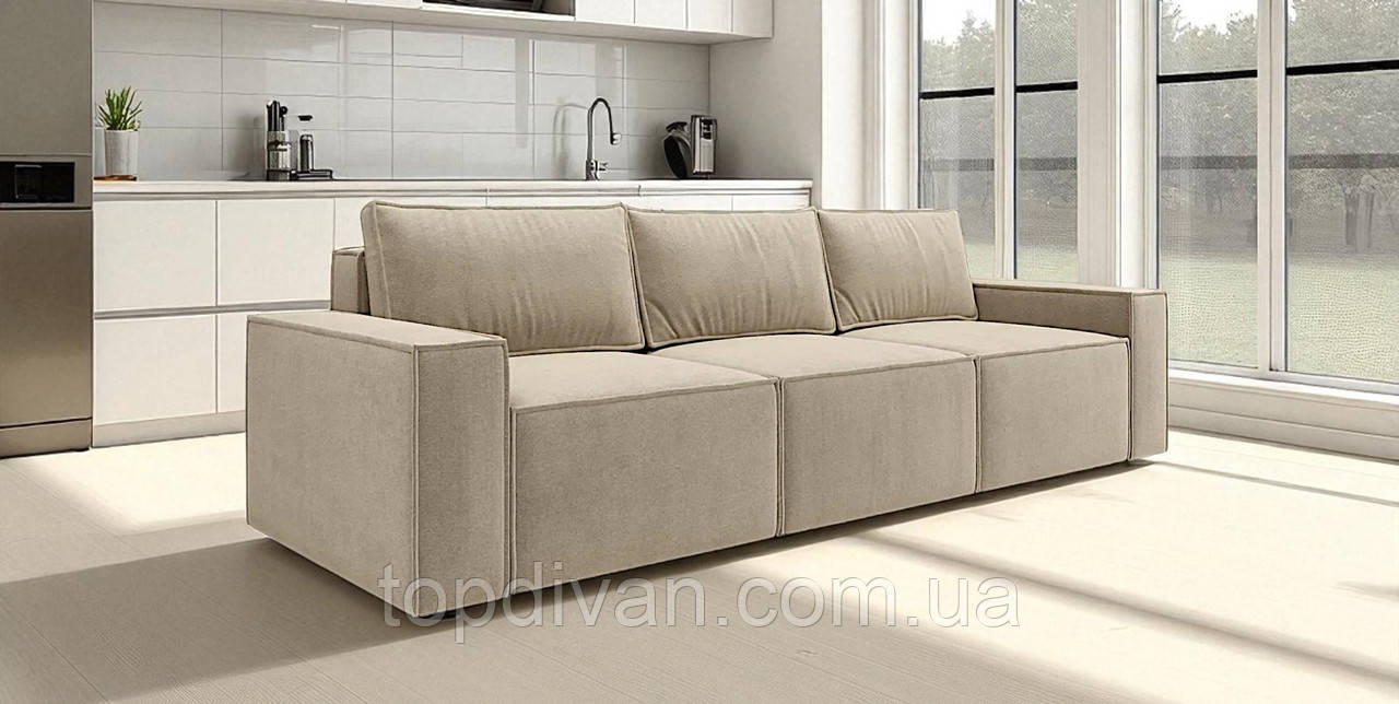 Диван єврокнижка "Престиж 3" (Заказ) Габарити: 3,40 х 1,05 Спальне місце: 3,00 х 1,60