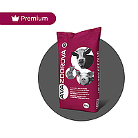 Премикс для телят возрастом 5 85 дней AVA ZDOROVA ВРХ PRO Calves 5%. Мешок 25 кг