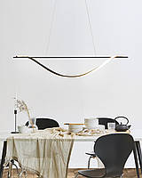 Дизайнерський світлодіодний світильник BODRI, металевий, чорний