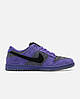 Чоловічі кросівки Supreme Nike SB Dunk Low Purple Фіолетові Найк Супрім СБ Данк низькі замшеві демісезон, фото 5