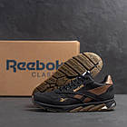 Підліткові комфортні повсякденні кросівки Reebok з натуральної шкіри з м'якою підошвою для школи та спорту, фото 10