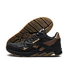 Підліткові комфортні повсякденні кросівки Reebok з натуральної шкіри з м'якою підошвою для школи та спорту, фото 3