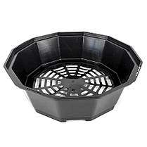 Горщик для хризантем 3 л чорний 27х8 см Donkwiat В3SА, фото 2