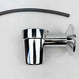 Сифон бойлера CL7 Boiler Series 32мм кутовий білий+ 1м труба (8мм) хром, фото 3