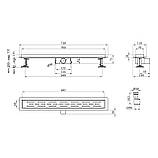 Трап лінійний Kroner KRP Eifel L70 Linien, фото 2