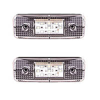 Габарит білий 115х40мм 12/24V Led 9 діодів TH-930 (2шт)