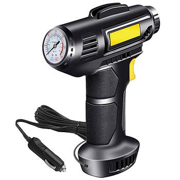Насос для накачки шин 120 Вт, 12 В, LY-910 / Автомобільний компресор / Портативний насос для шин