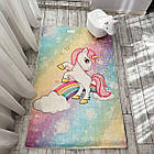 Килимок прямокутний у дитячу кімнату Chilai Home Єдиноріг