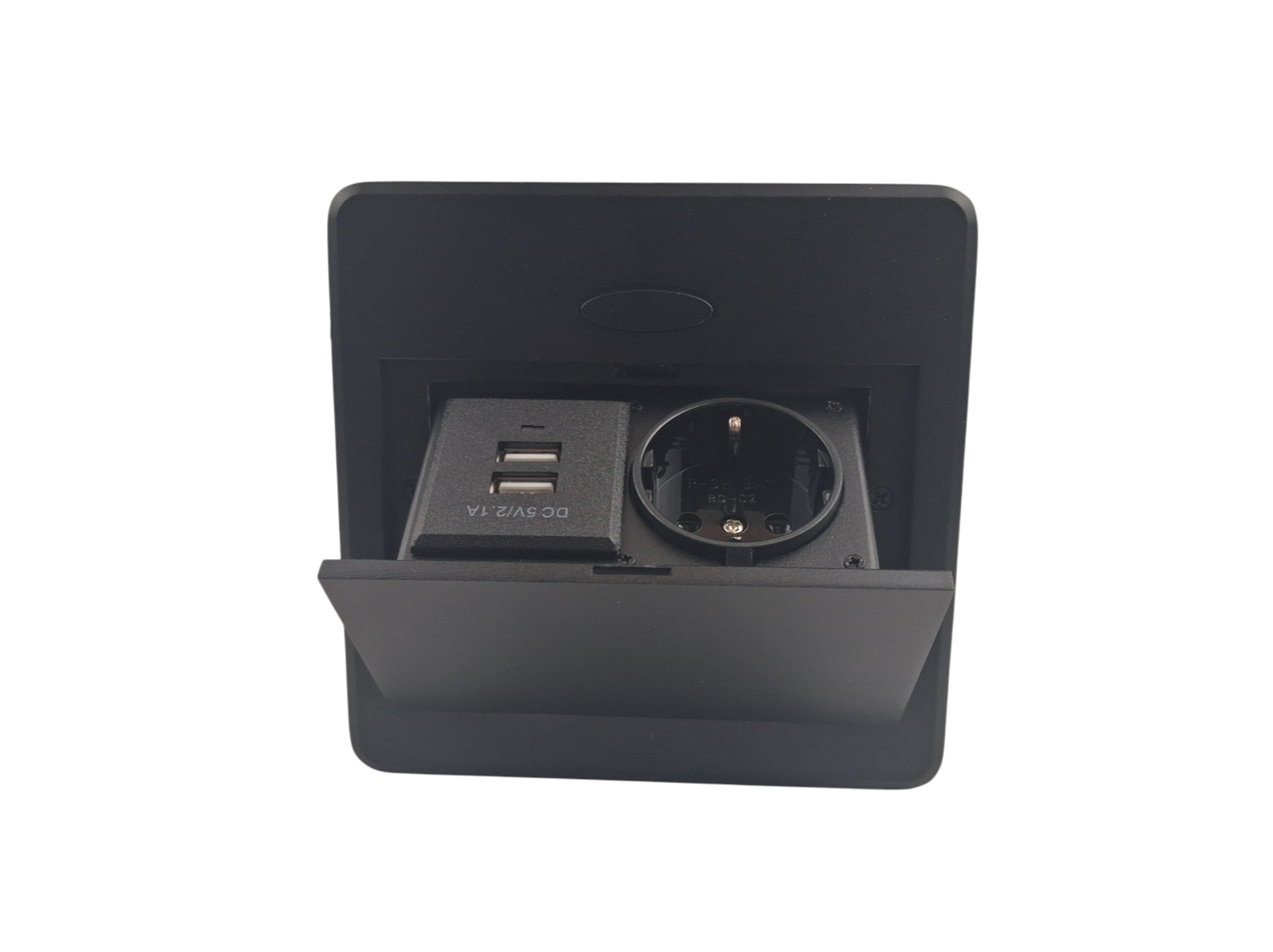 Вбудована розетка з USB-портами кабель 120 см, фото 1