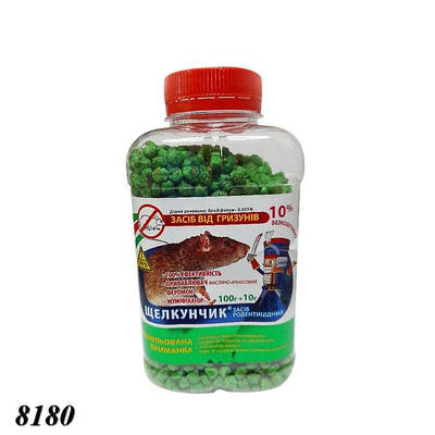 Від щурів та мишей Щелкунчик гранули банка 110гр