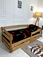 Ліжко AFINA з шухлядами 160*80 см (бук)