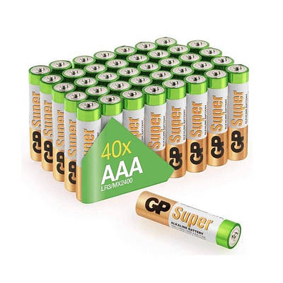Батарейки GP Super Alkiline LR 03 ААА (40шт)