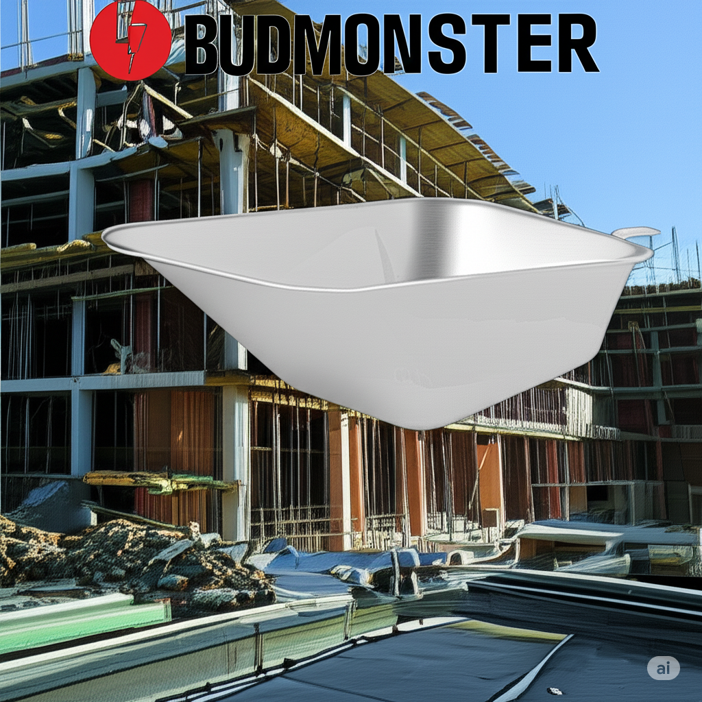 Кузов від тачки BudMonster 85 л 01-011 без отворів 01-011/К Оцинковане корито БУДМОНСТЕР, фото 1