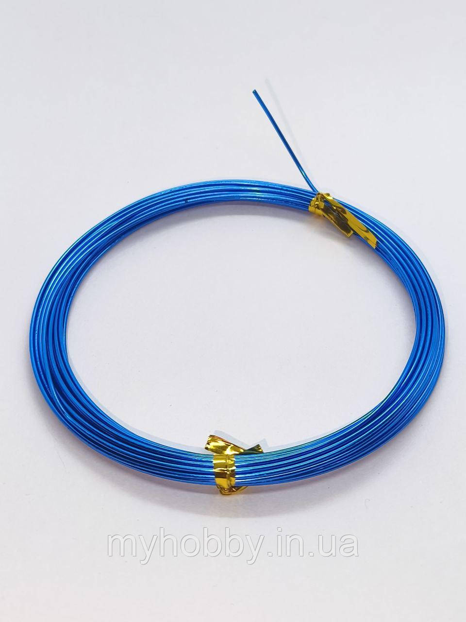 Дріт 1мм - 5м Синій для рукоділля, фото 1