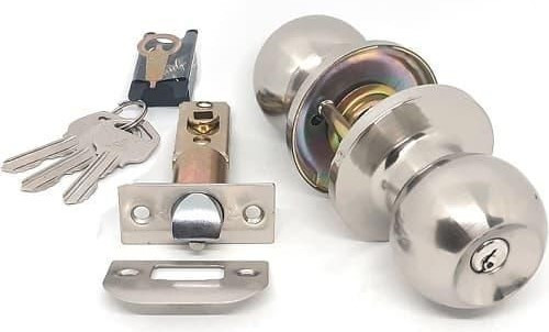 Дверна ручка кноб KEDR NEW D672ET SS, сатин (Китай)