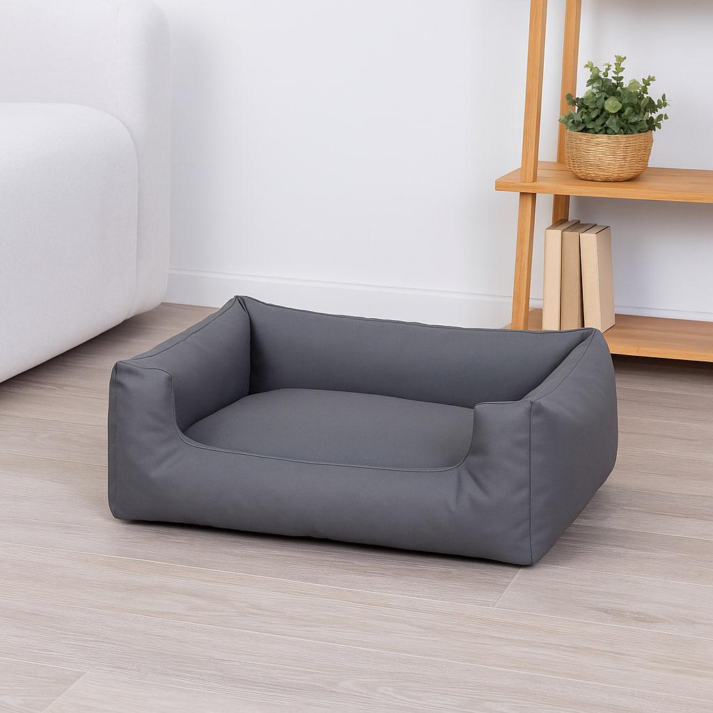 Лежанка для собак Класик сіра S 60 x 45 від, фото 1