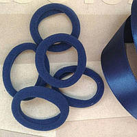 Гумка для волосся нейлонова 4 см – чорнильна, основа для бантиків