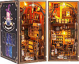 Інтер'єрна мініатюра для самостійного складання румбокс Mira Magic House M2311 3D ляльковий будиночок, фото 6