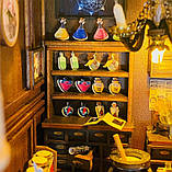 Інтер'єрна мініатюра для самостійного складання румбокс Mira Magic House M2311 3D ляльковий будиночок, фото 9