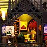 Інтер'єрна мініатюра для самостійного складання румбокс DIY House Замок чарівника, фото 10