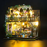 Інтер'єрна мініатюра для самостійного складання румбокс DIY Darcy Flower House Будинок у квітах, фото 3