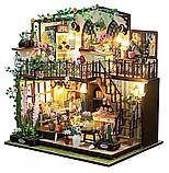 Інтер'єрна мініатюра для самостійного складання румбокс DIY Darcy Flower House Будинок у квітах, фото 9