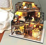 Інтер'єрна мініатюра для самостійного складання румбокс House Будинок в англійському класичному стилі з антикваріатом, фото 3