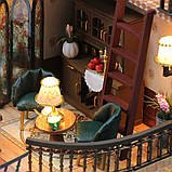 Інтер'єрна мініатюра для самостійного складання румбокс House Будинок в англійському класичному стилі з антикваріатом, фото 5