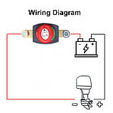 Вимикач маси 12-48В 300A Перемикач живлення батареї, фото 8