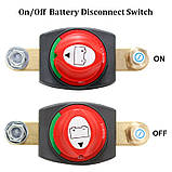 Вимикач маси 12-48В 300A Перемикач живлення батареї, фото 5