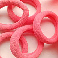 Гумка для волосся нейлонова 4 см – коралова, основа для бантиків