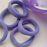 Гумка для волосся нейлонова 4 см – фіолетова