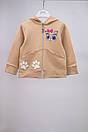 Дитяча кофта з кишенями для дівчинки двунитка, фото 2