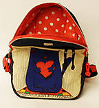 Джинсовий рюкзак Віддам серце в добрі руки, фото 4