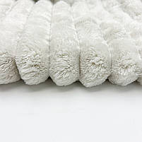 Плюш Minky Stripes 2 см світло-сірий 290г/м2 220 см, фото 2