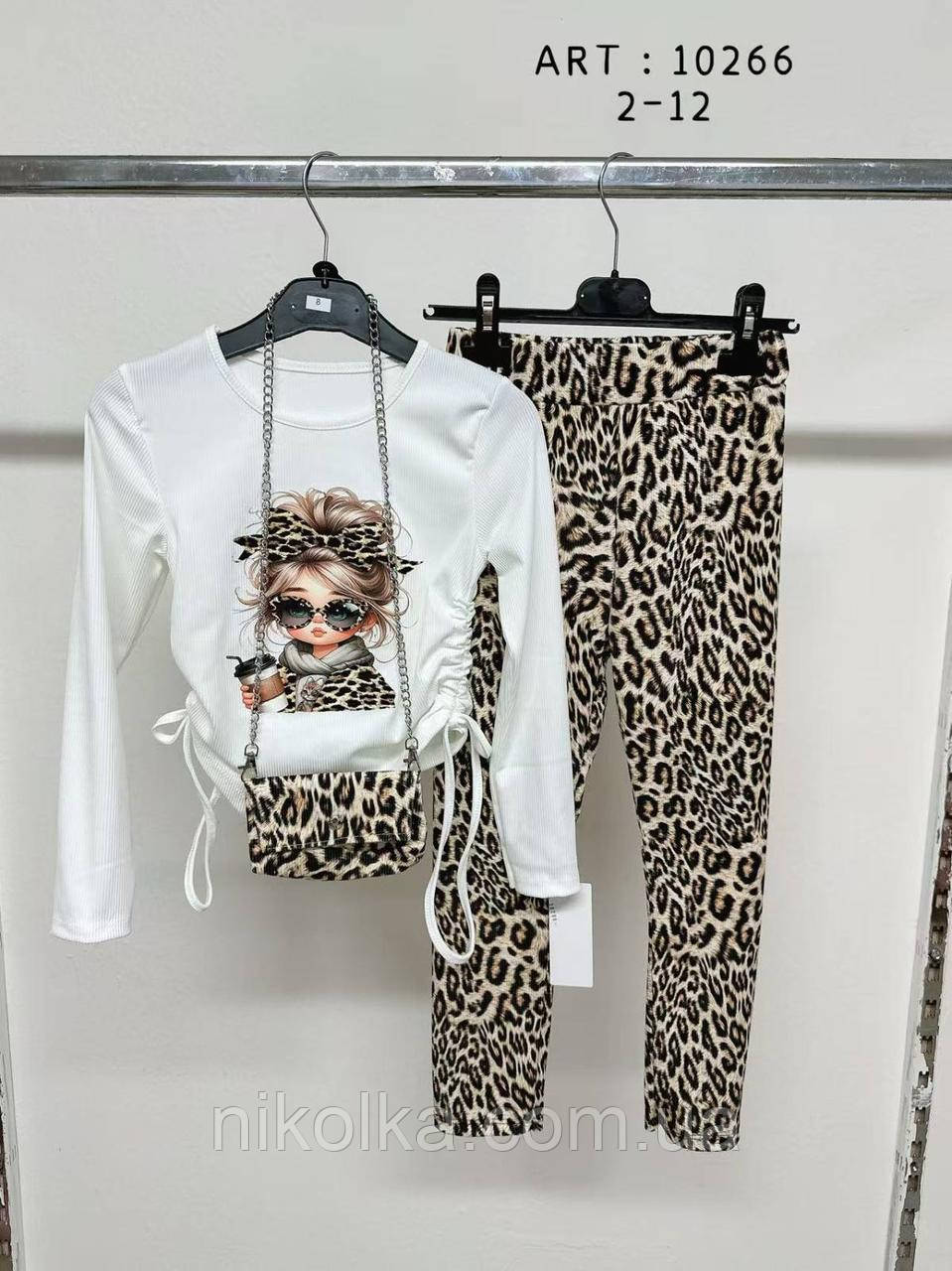 Набір-трійка для дівчаток оптом, 2-12 років, арт. 10266, фото 1