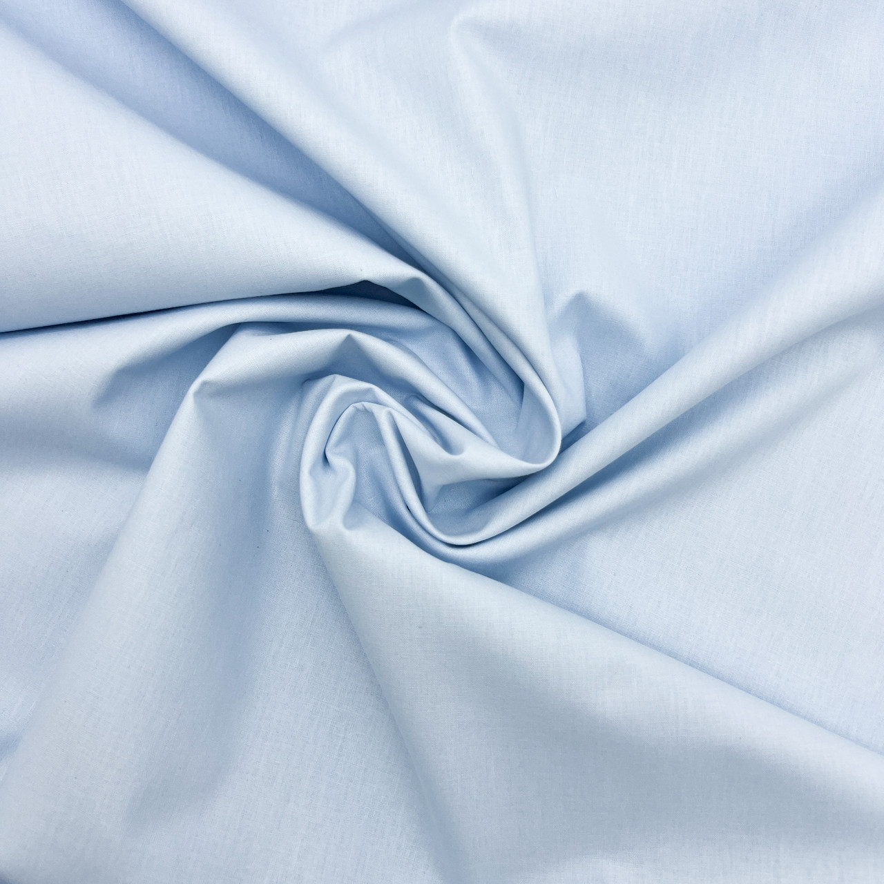 Турецька бавовняна тканина ранфорс блідо-блакитний No58 240 см, фото 1