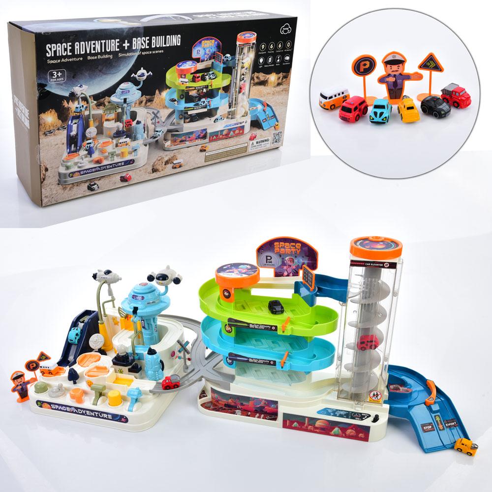 Гараж парковка трек 2в1 Космічна станція Т 915 А, фото 1