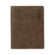 Щоденник 2026 датований А6 шкірзам,160 аркушів 9917 клітинка MZOPT