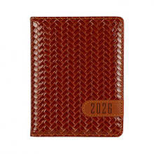 Щоденник 2026 датований А6 шкірзам,160 аркушів 9934 клітинка MZOPT