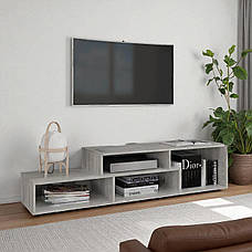 Тумба під телевізор довга відкрита для вітальні, Тумбочка під тв сучасна, фото 5