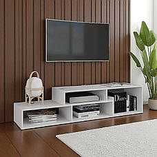 Тумба під телевізор довга відкрита для вітальні, Тумбочка під тв сучасна, фото 3