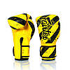 Боксерські рукавиці Fairtex BGV14Y Yellow/Black 14 унцій (бинти в комплекті), фото 6
